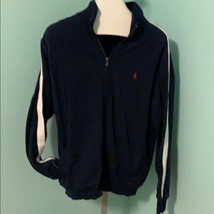 Navy zip up by Polo
